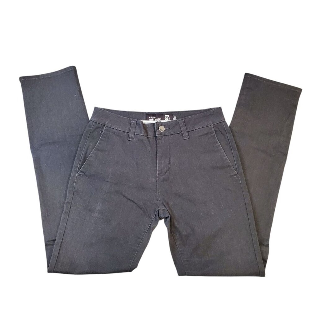 RSQ New York Slim Straight Charcoal Chino Pants Size 28x32
